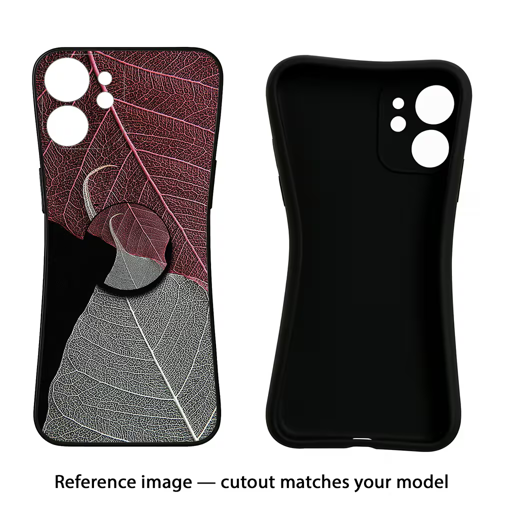 Leaf Pattern Poco X6 Pro Pop Case by Casekaro