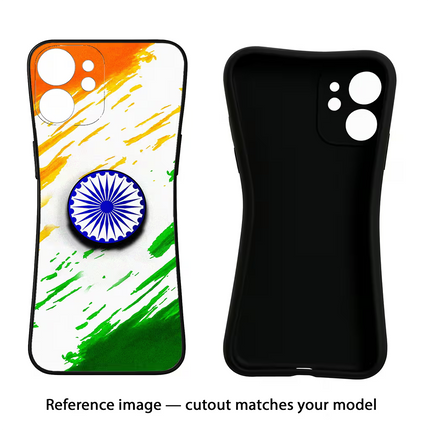 Indian Flag Ashoka Chakra Oppo Reno12 5G Pop Case by Casekaro