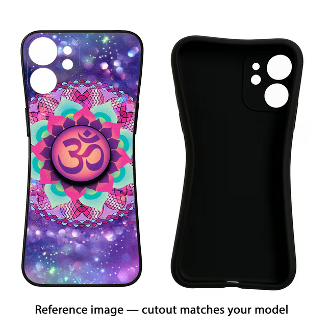 Om Purple iPhone 16e Pop Case by Casekaro