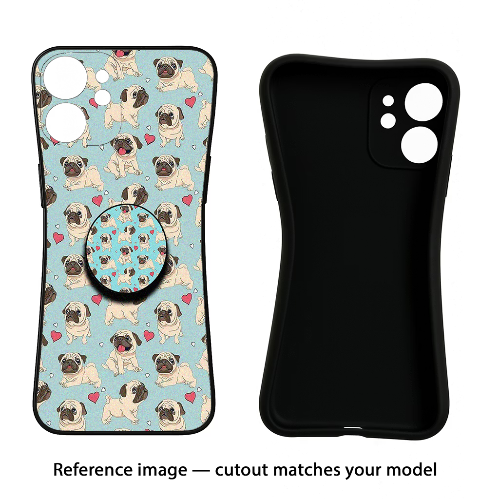 Pug Dog iPhone 14 Plus Pop Case by Casekaro