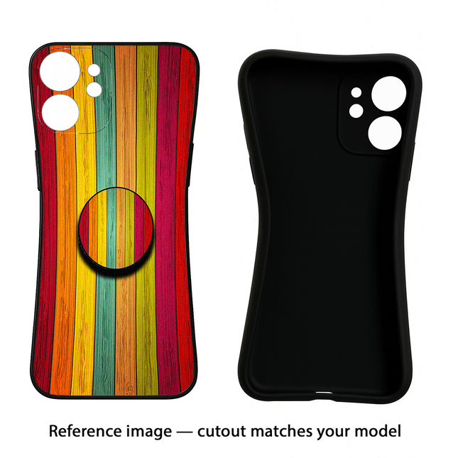 Multicolor Wooden Moto Edge 40 Neo Pop Case by Casekaro