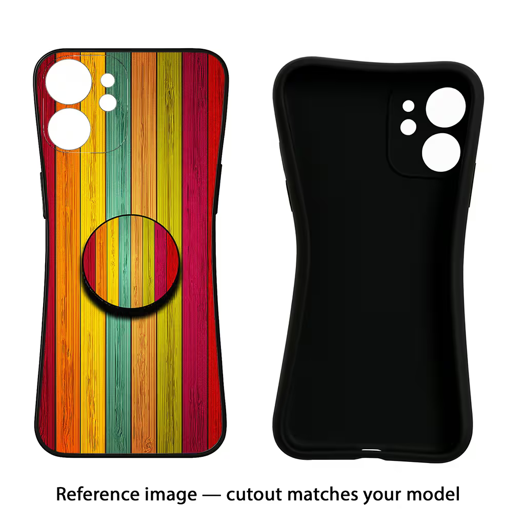 Multicolor Wooden Redmi Note 11/11S Pop Case by Casekaro
