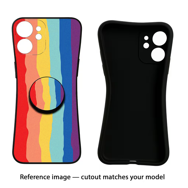 Rainbow Samsung F62 Pop Case by Casekaro