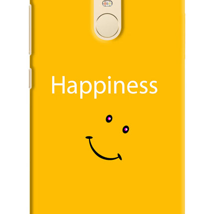 Happiness With Smiley Redmi Note 3 Hard Case Back Cover by Casekaro