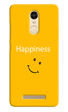 Happiness With Smiley Redmi Note 3 Hard Case Back Cover by Casekaro