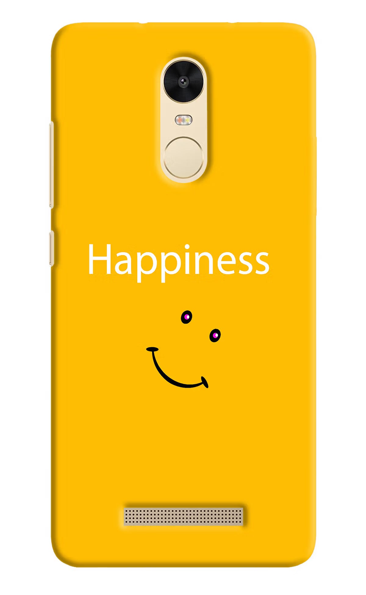 Happiness With Smiley Redmi Note 3 Hard Case Back Cover by Casekaro