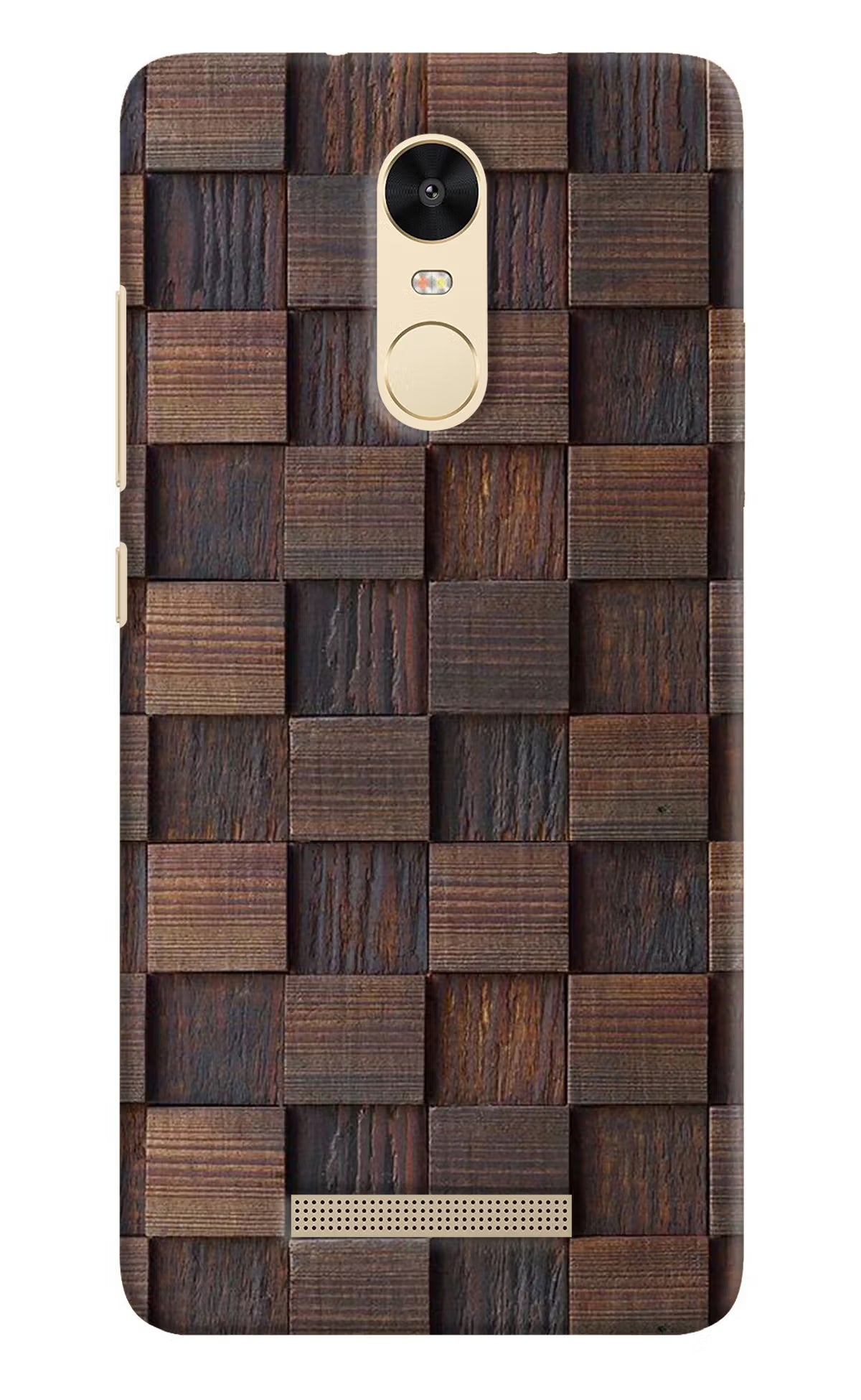 Wooden Cube Design Redmi Note 3 Hard Case Back Cover by Casekaro