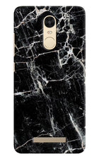 Black Marble Texture Redmi Note 3 Hard Case Back Cover by Casekaro