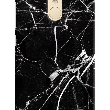 Black Marble Pattern Redmi Note 3 Hard Case Back Cover by Casekaro