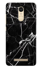 Black Marble Pattern Redmi Note 3 Hard Case Back Cover by Casekaro