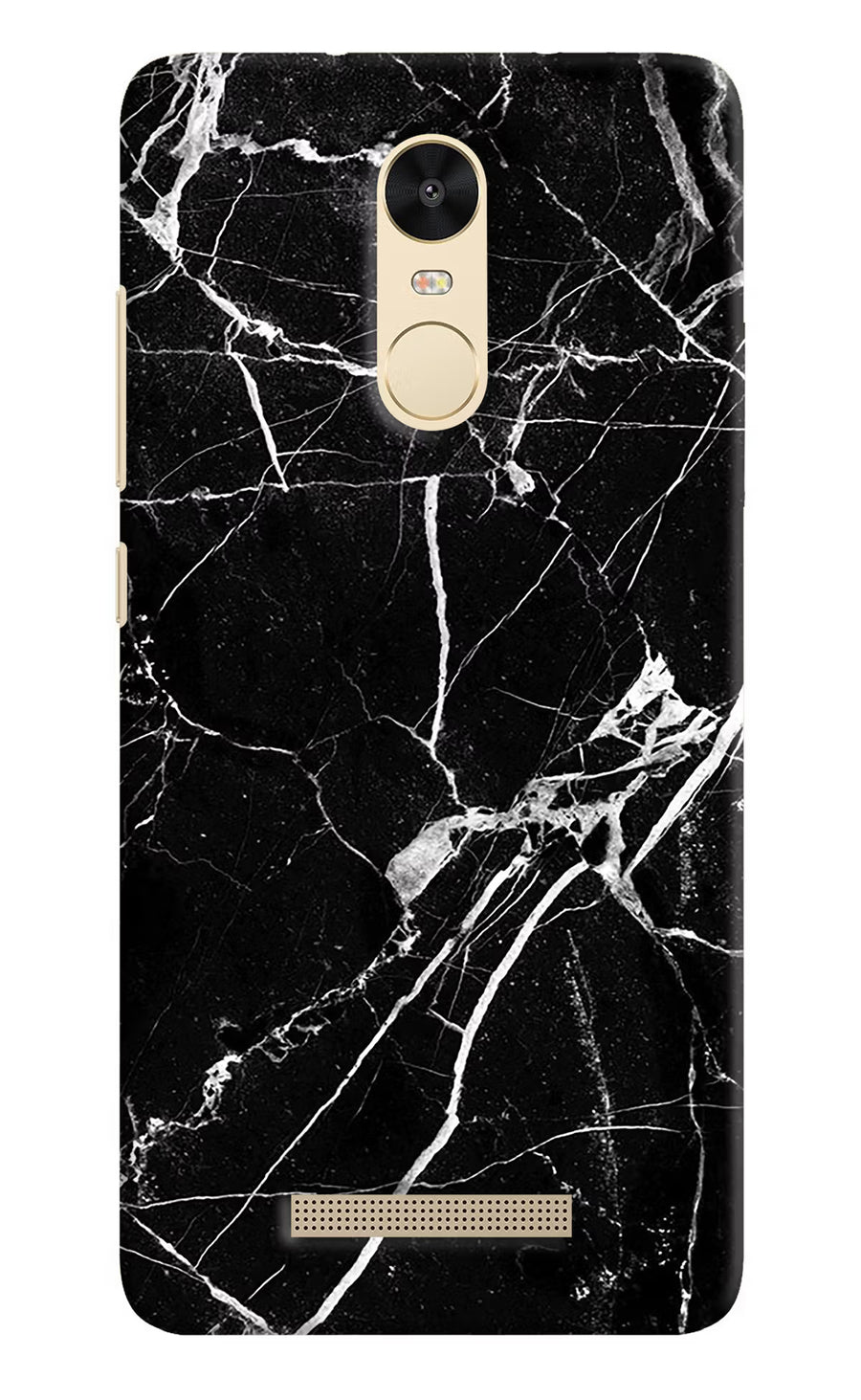 Black Marble Pattern Redmi Note 3 Back Cover, Hard case