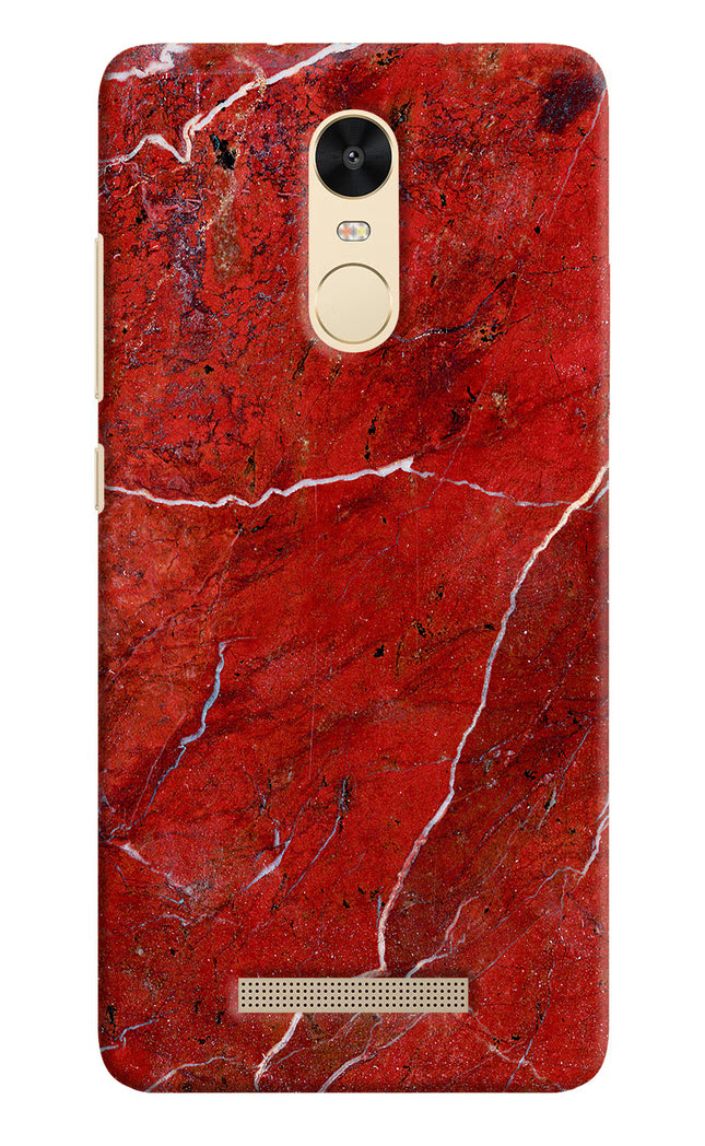 Red Marble Design Redmi Note 3 Hard Case Back Cover by Casekaro