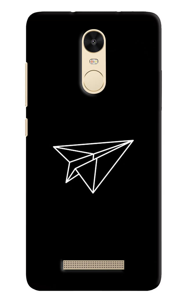 Paper Plane White Redmi Note 3 Hard Case Back Cover by Casekaro