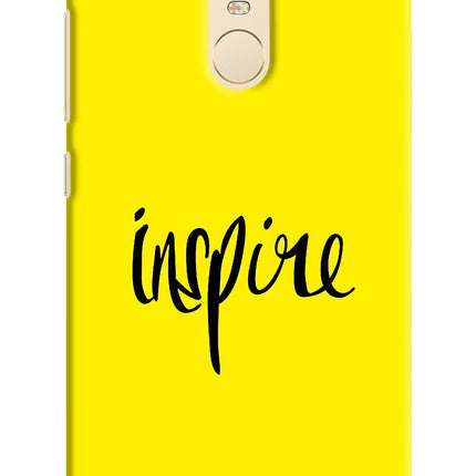 Inspire Redmi Note 3 Hard Case Back Cover by Casekaro