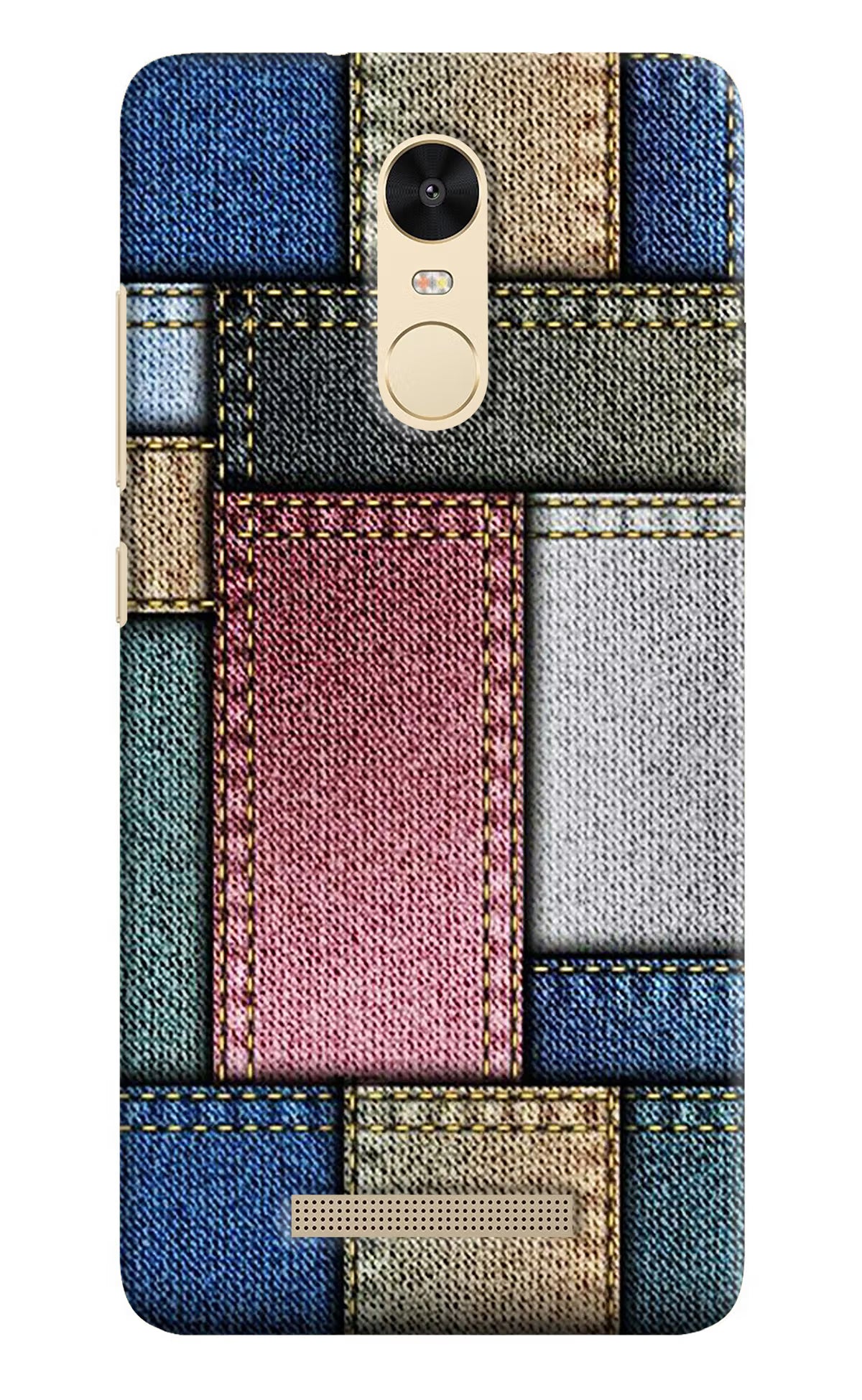 Multicolor Jeans Redmi Note 3 Hard Case Back Cover by Casekaro