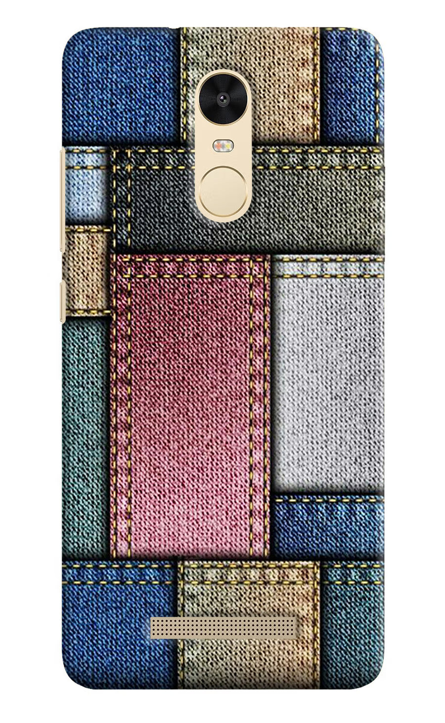 Multicolor Jeans Redmi Note 3 Back Cover, Hard case