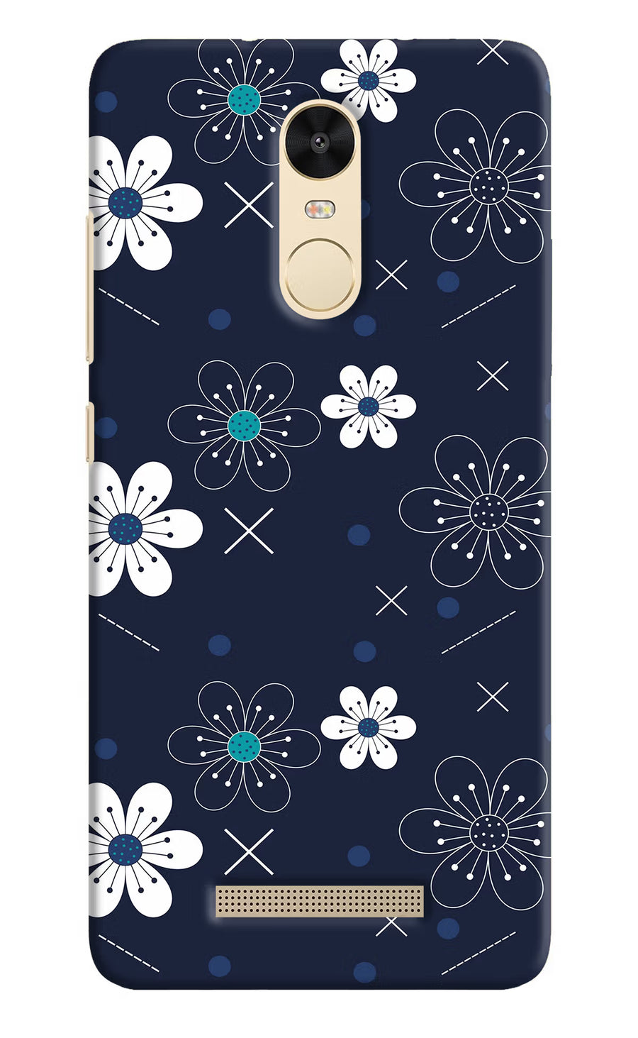 Flowers Redmi Note 3 Back Cover, Hard case