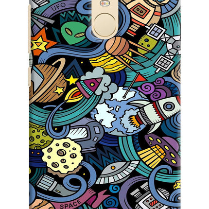 Space Abstract Redmi Note 3 Hard Case Back Cover by Casekaro
