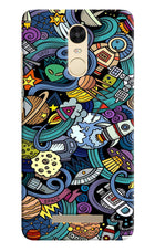 Space Abstract Redmi Note 3 Hard Case Back Cover by Casekaro
