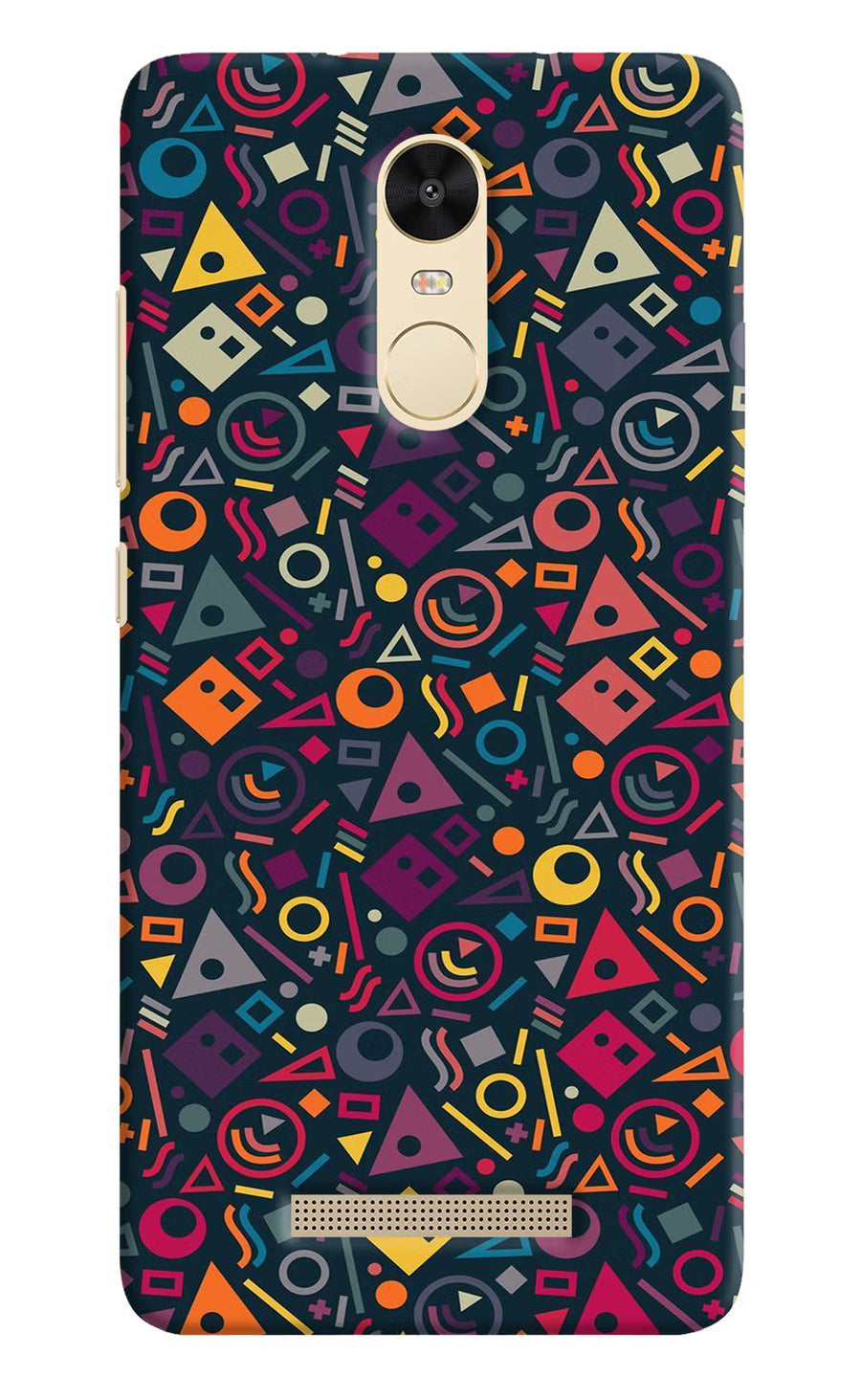 Geometric Abstract Redmi Note 3 Back Cover, Hard case