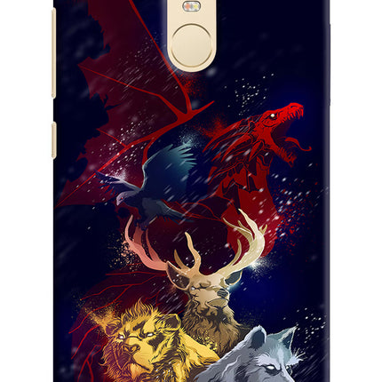 Game Of Thrones Redmi Note 3 Hard Case Back Cover by Casekaro