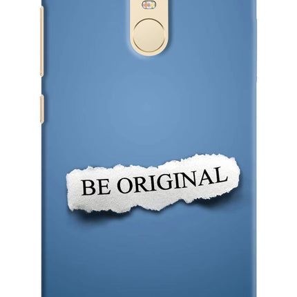 Be Original Redmi Note 3 Hard Case Back Cover by Casekaro