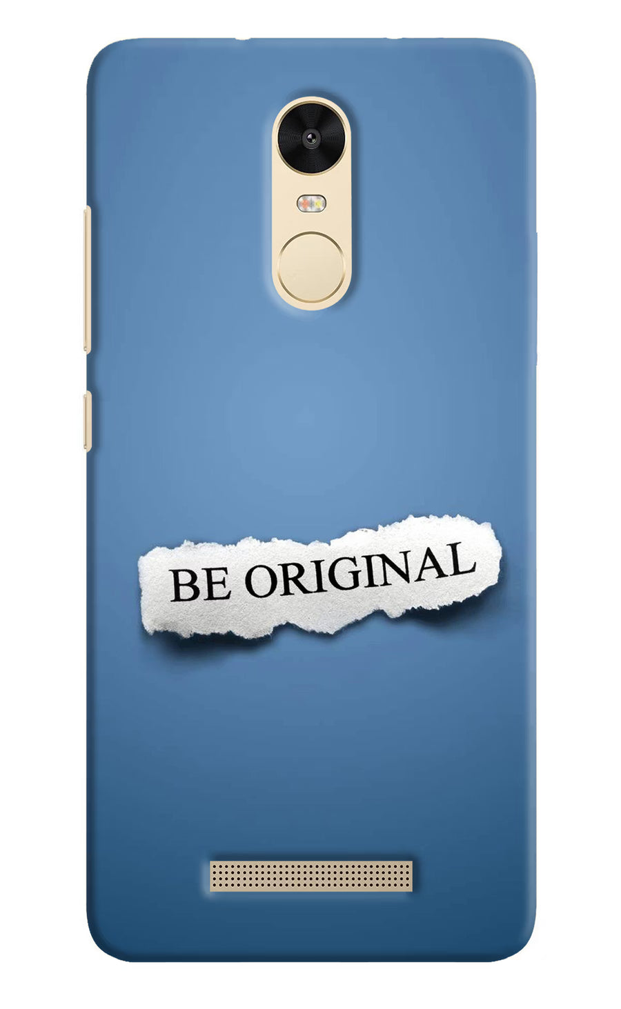 Be Original Redmi Note 3 Back Cover, Hard case