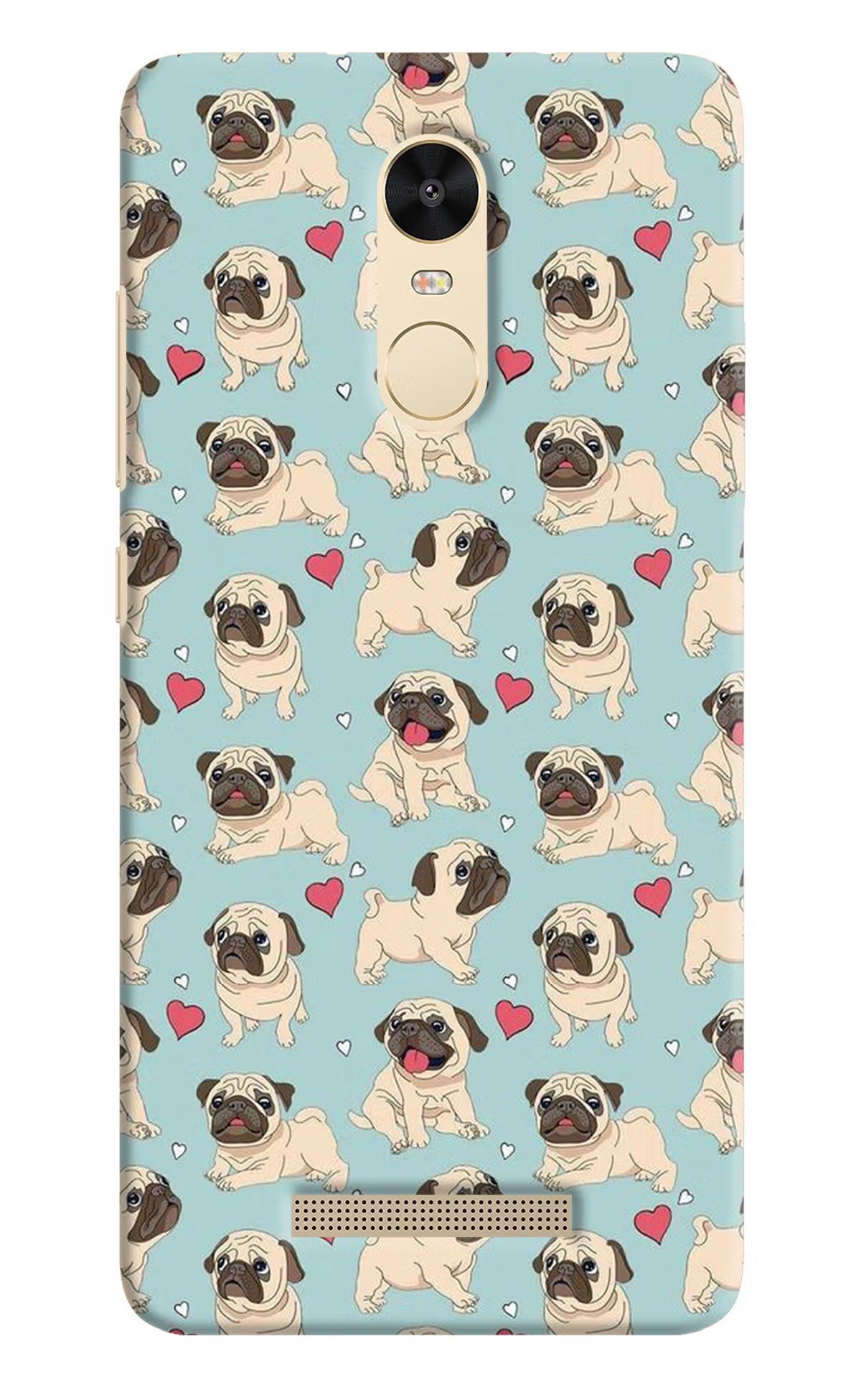 Pug Dog Redmi Note 3 Hard Case Back Cover by Casekaro