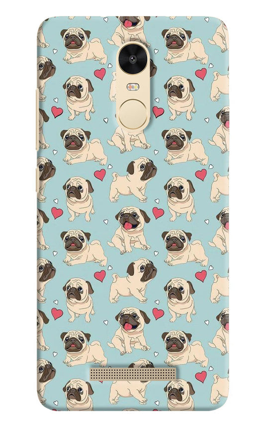Pug Dog Redmi Note 3 Hard Case Back Cover by Casekaro