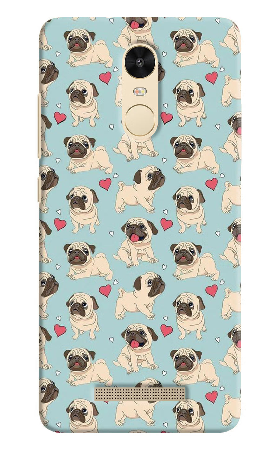 Pug Dog Redmi Note 3 Back Cover, Hard case