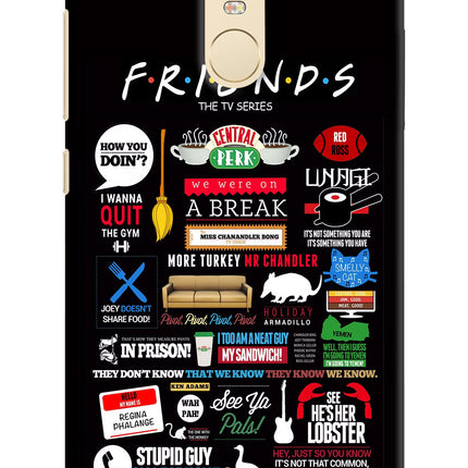 FRIENDS Redmi Note 3 Hard Case Back Cover by Casekaro