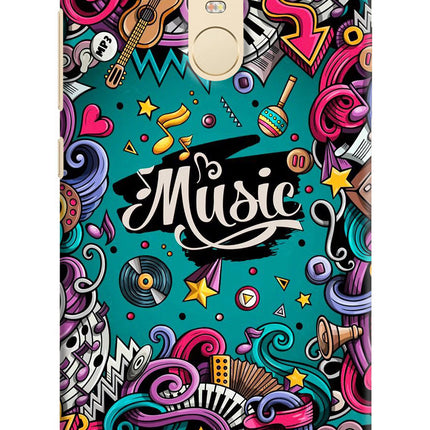 Music Graffiti Redmi Note 3 Hard Case Back Cover by Casekaro