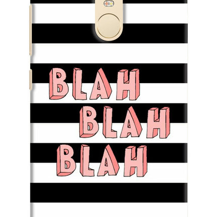 Blah Blah Blah Redmi Note 3 Hard Case Back Cover by Casekaro