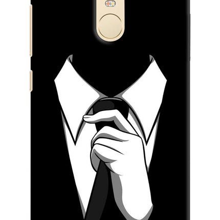 Black Tie Redmi Note 3 Hard Case Back Cover by Casekaro