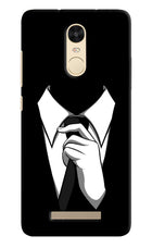 Black Tie Redmi Note 3 Hard Case Back Cover by Casekaro
