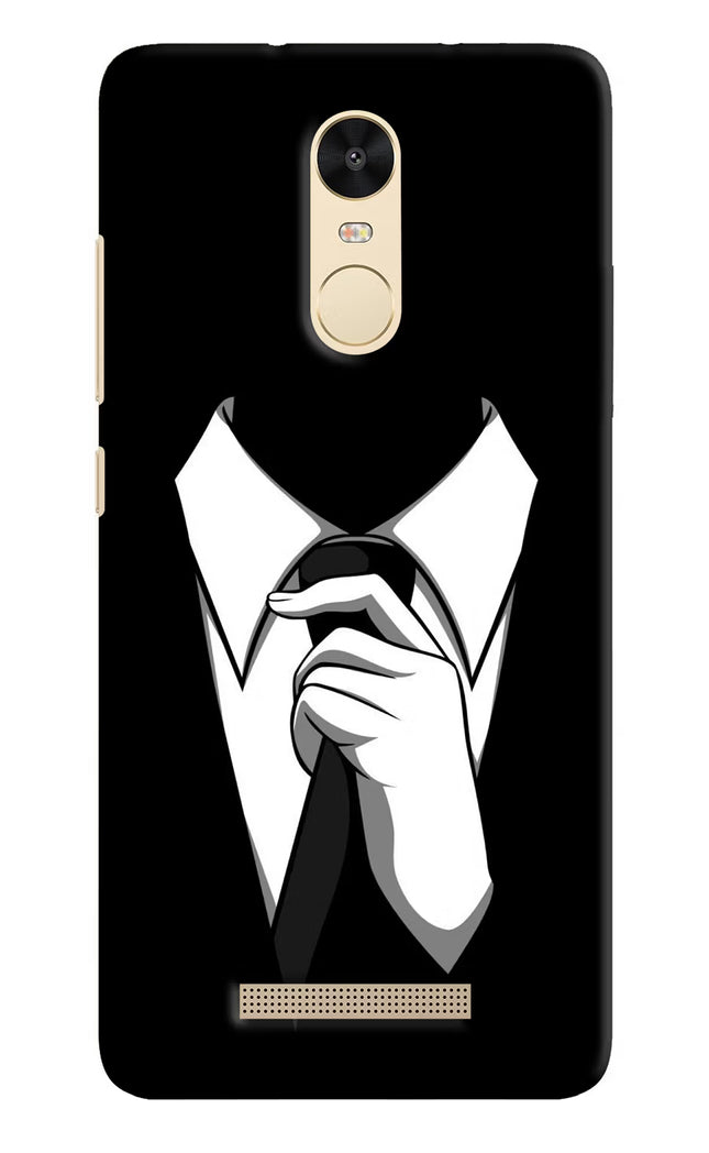 Black Tie Redmi Note 3 Hard Case Back Cover by Casekaro
