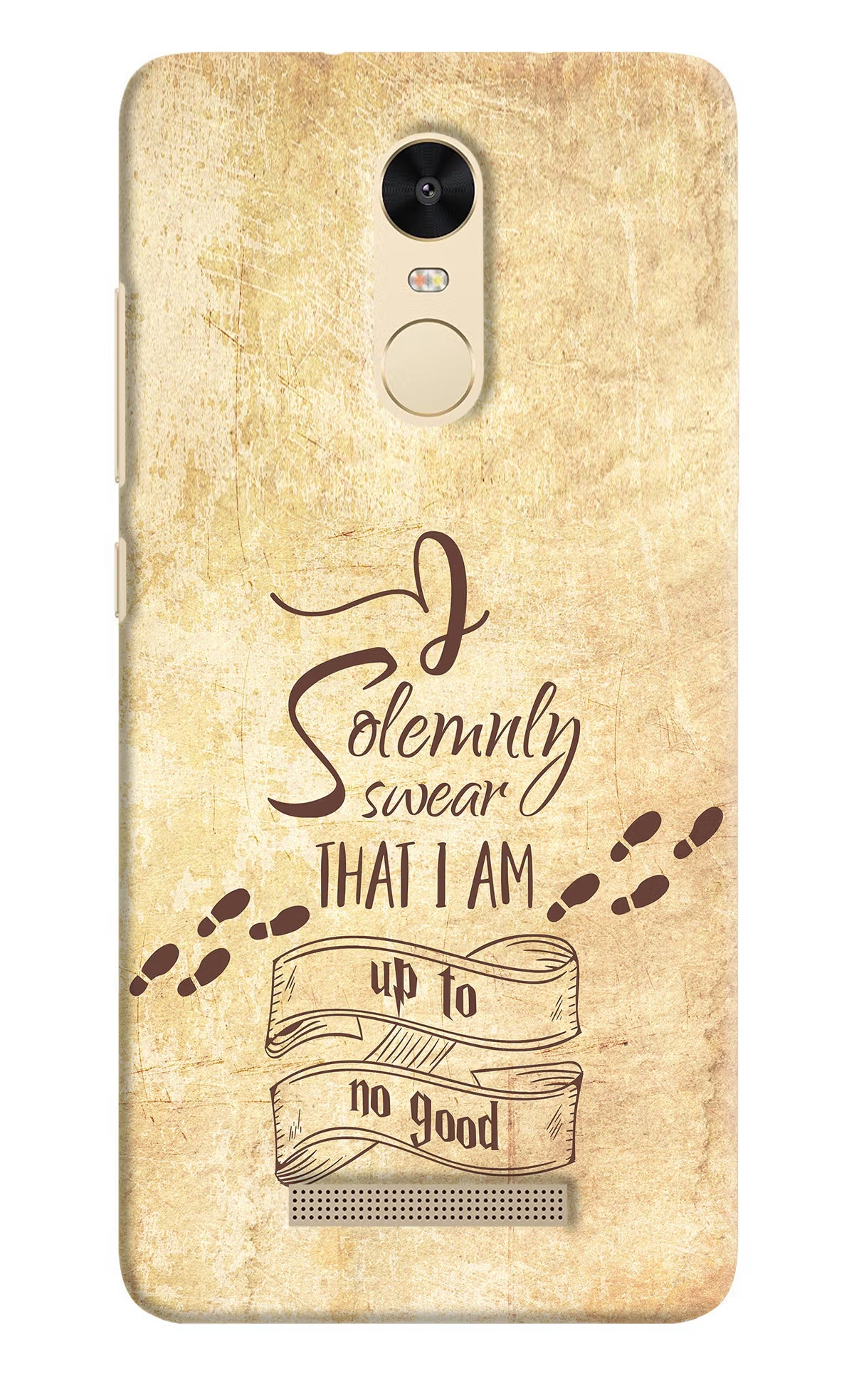 I Solemnly swear that i up to no good Redmi Note 3 Hard Case Back Cover by Casekaro