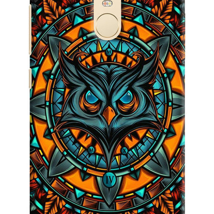 Angry Owl Art Redmi Note 3 Hard Case Back Cover by Casekaro