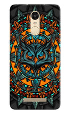Angry Owl Art Redmi Note 3 Hard Case Back Cover by Casekaro