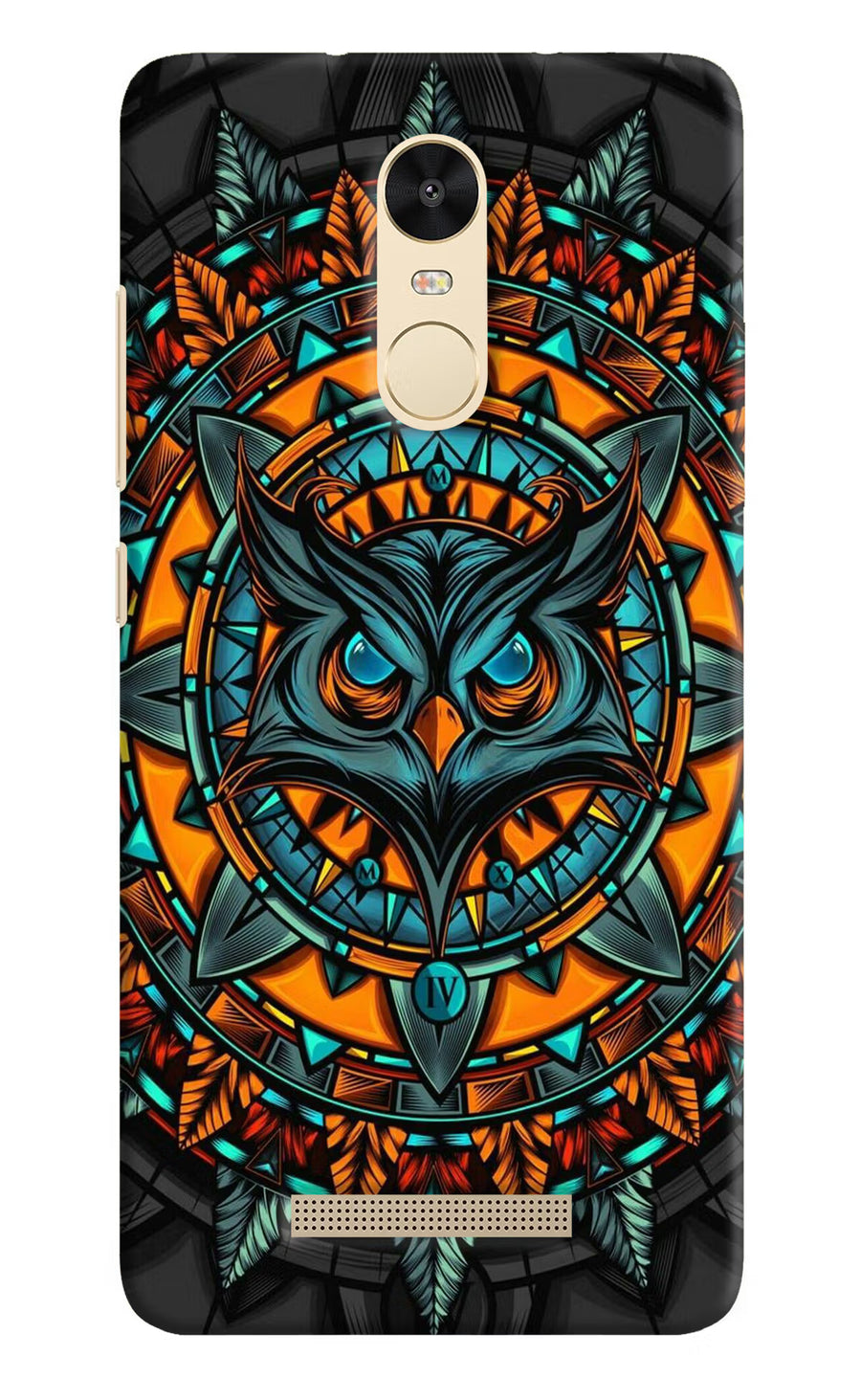 Angry Owl Art Redmi Note 3 Back Cover, Hard case