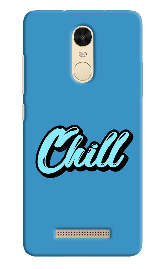 Chill Redmi Note 3 Hard Case Back Cover by Casekaro