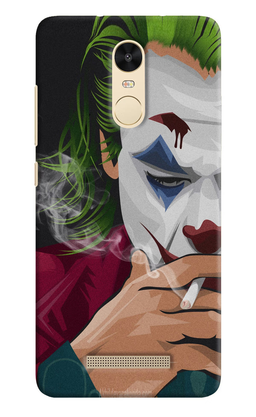 Joker Smoking Redmi Note 3 Back Cover, Hard case