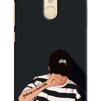 Aesthetic Boy Redmi Note 3 Hard Case Back Cover by Casekaro