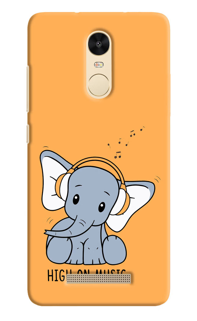 High On Music Redmi Note 3 Hard Case Back Cover by Casekaro