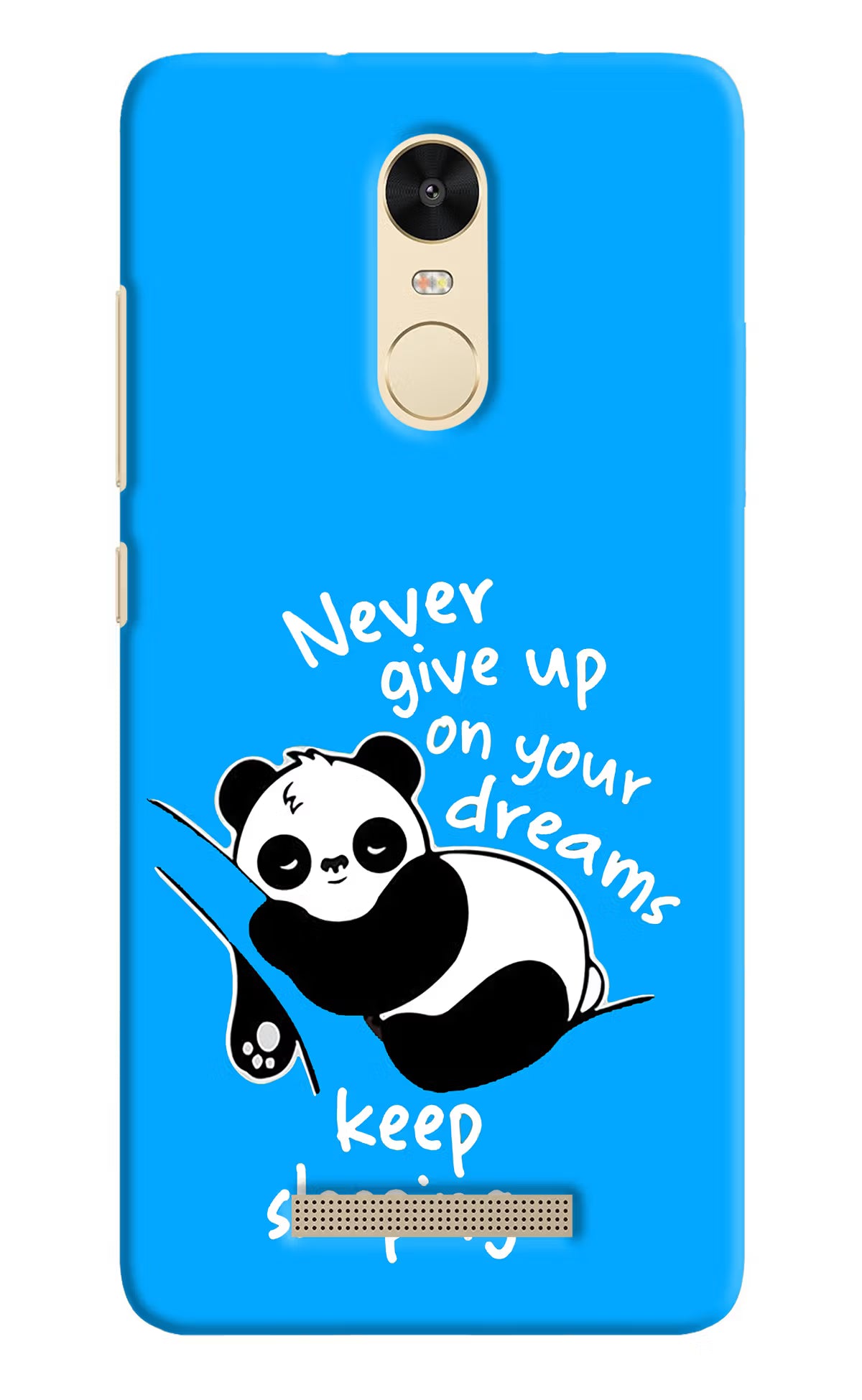 Keep Sleeping Redmi Note 3 Hard Case Back Cover by Casekaro