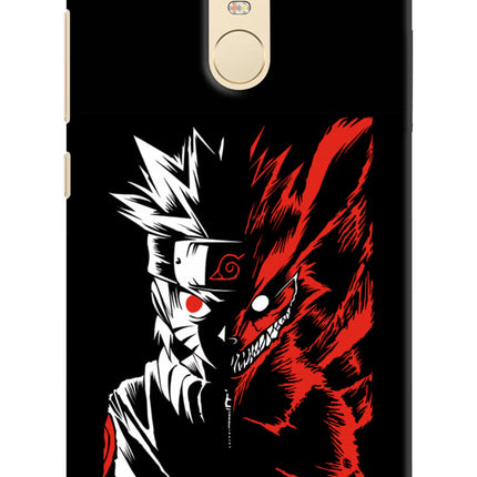 Naruto Two Face Redmi Note 3 Hard Case Back Cover by Casekaro