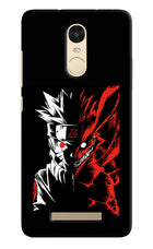 Naruto Two Face Redmi Note 3 Hard Case Back Cover by Casekaro
