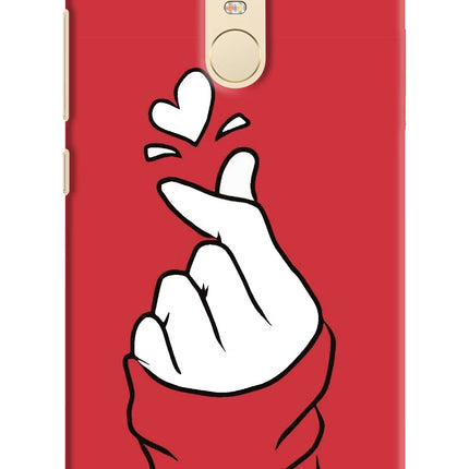 Korean Love Sign Redmi Note 3 Hard Case Back Cover by Casekaro