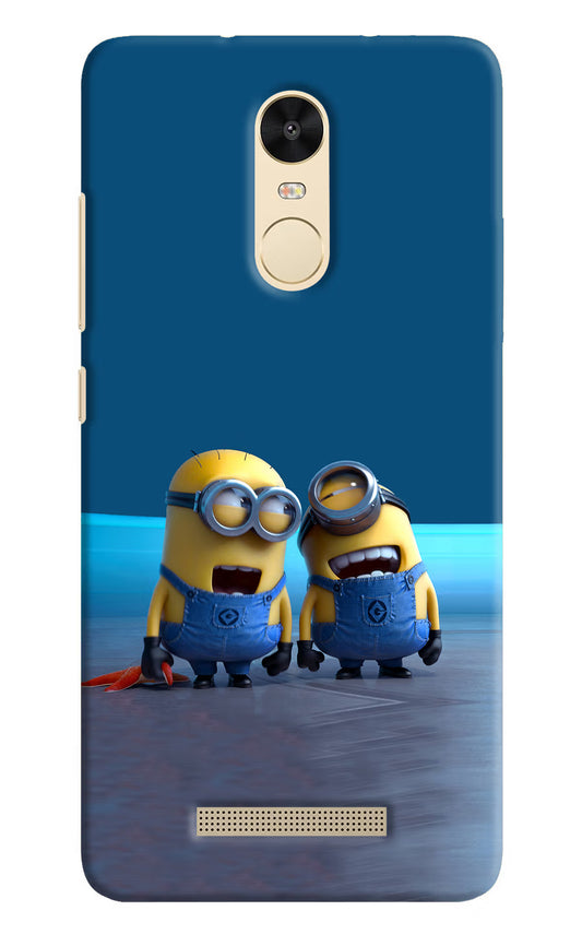 Minion Laughing Redmi Note 3 Hard Case Back Cover by Casekaro