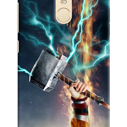 Thor Hammer Mjolnir Redmi Note 3 Hard Case Back Cover by Casekaro